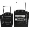 Clayre & Eef 6ro0586s Lantern Black 17x17x20 cm