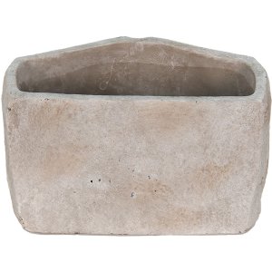 Clayre & Eef 6te0389l Flower pot for indoor mouth gray 26x16x16 cm