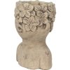 Clayre & Eef 6te0440 Flowerpot for indoor Grey, Brown 17x16x25 cm