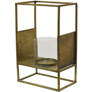 Clayre & Eef 6y4504 Lantern copper color 25x15x38 cm