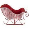 Clayre & Eef 6y4708 Christmas decoration sleigh red 32x15x24 cm