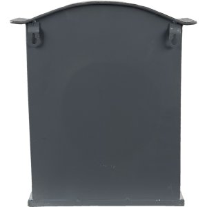 Clayre & Eef 6y4795 Wall Mailbox Grey, White 26x10x31 cm