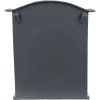 Clayre & Eef 6y4795 Wall Mailbox Grey, White 26x10x31 cm