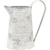 Clayre & Eef 6y4799 Decorative Pitcher Grey, White 16x12x22 cm