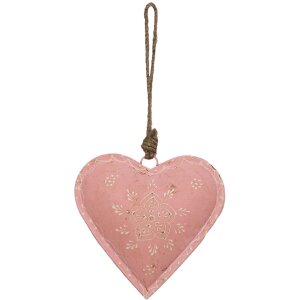 Clayre & Eef 6y4813l pendant jewelry heart pink...