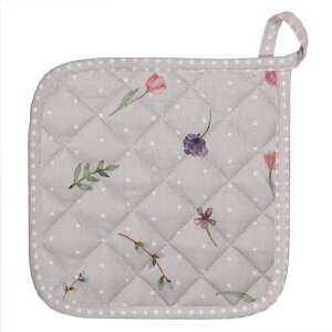 Clayre & Eef hbu45 potholder pink, beige 20x20 cm