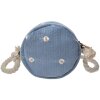 Clayre & Eef jzbg0258bl lady bag blue ø 15 cm