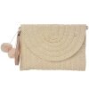 Clayre & Eef jzbg0260n lady bag beige 27x3x20 cm