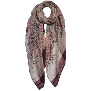 Clayre & Eef jzsc0666r scarf ladies pattern red...