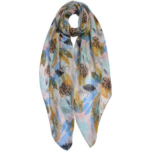 Clayre & Eef jzsc0672gr scarf ladies pattern green...