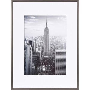 Manhattan alu frame 30x40 cm steel