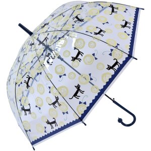 Clayre & Eef jzum0055bl umbrella adult blue 60 cm