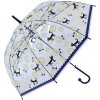 Clayre & Eef jzum0055bl umbrella adult blue 60 cm