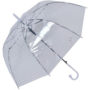 Clayre & Eef jzum0055w umbrella adult white 60 cm