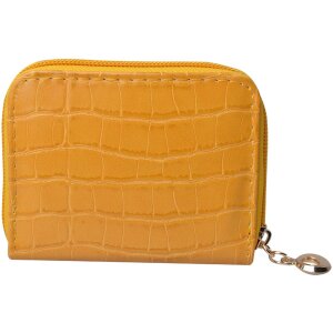 Clayre & Eef jzwa0125y wallet yellow 10x8 cm