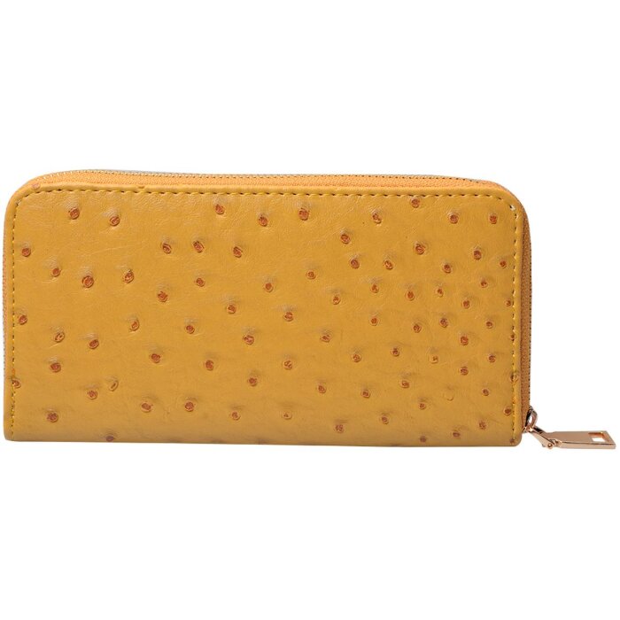 Clayre & Eef jzwa0127y wallet yellow 19x9 cm