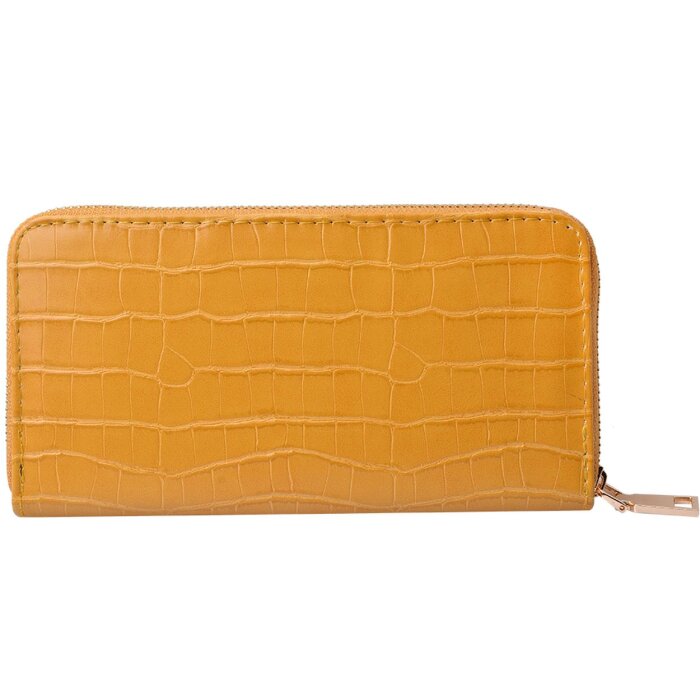 Clayre & Eef jzwa0129y wallet yellow 19x9 cm