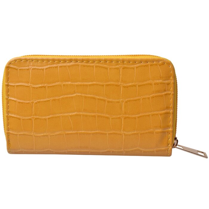 Clayre & Eef jzwa0130y wallet yellow 19x9 cm