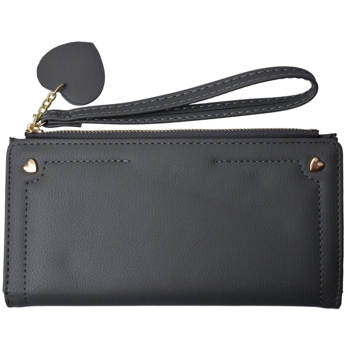 Clayre & Eef jzwa0133g wallet gray 19x11 cm