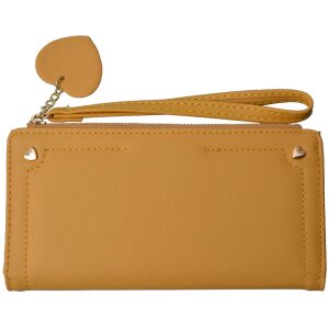 Clayre & Eef jzwa0133y wallet yellow 19x11 cm