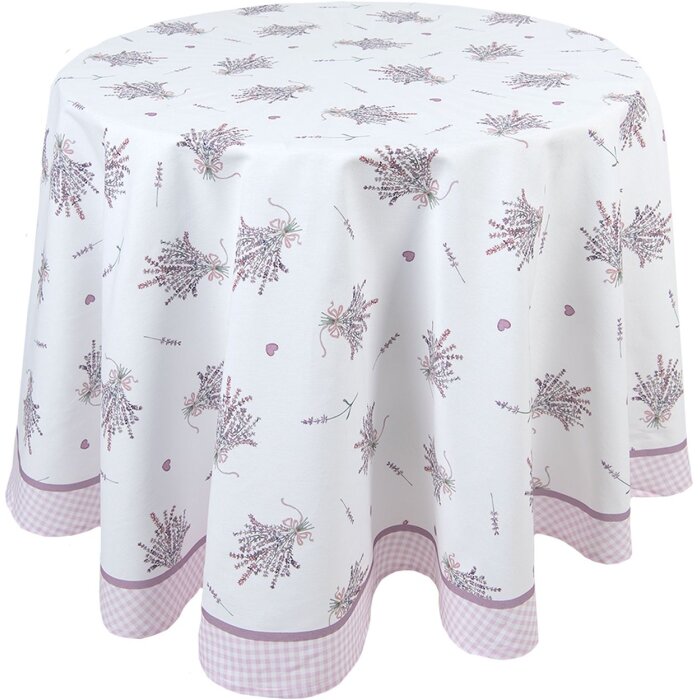 Clayre & Eef lag07 Table cloth Round ø 170 cm