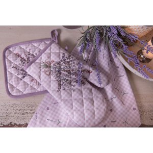 Clayre & Eef lag44 oven gloves 18x30 cm