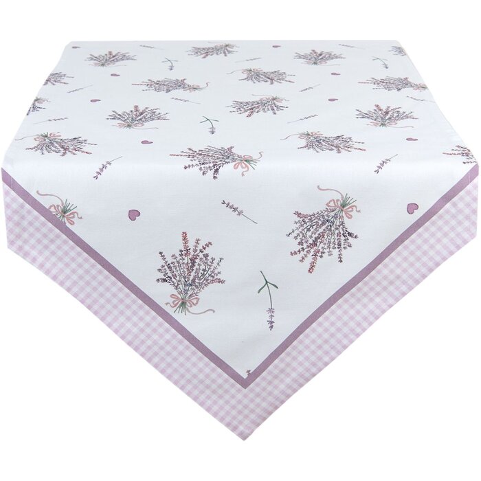 Clayre & Eef lag65 table runner 50x160 cm