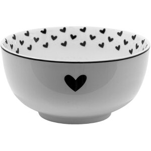 Clayre & Eef lbshbo Soup Bowl White, Black ø...