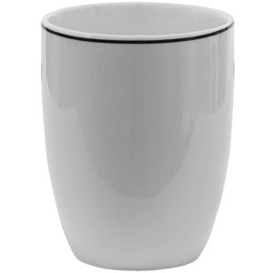 Clayre & Eef lbshmu mug white, black 350 ml