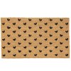 Clayre & Eef lbsmc-1 Door Mat Indoor Brown, Black 75x45x1 cm