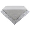 Clayre & Eef lyh01 Tablecloth Square Gray 100x100 cm