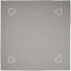 Clayre & Eef lyh01 Tablecloth Square Gray 100x100 cm