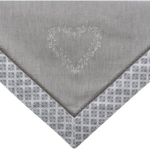 Clayre & Eef lyh03 Table cloth gray 130x180 cm