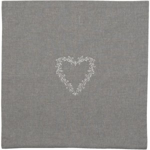 Clayre & Eef lyh21 pillowcase gray 40x40 cm