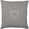 Clayre & Eef lyh21 pillowcase gray 40x40 cm