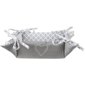 Clayre & Eef lyh47 Bread Basket Grey 35x35x8 cm