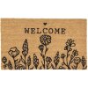 Clayre & Eef mc236 Door Mat Indoor Brown, Black 75x45x1 cm