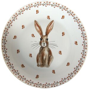 Clayre & Eef rebdp tableware breakfast plate beige,...