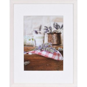 30x40 Jardin wooden frame in white