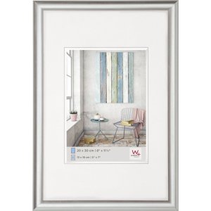 synthetic frame TRENDSTYLE 15x20 cm - silver-metallic