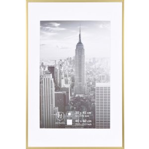 Manhattan alu frame 40x60 cm gold