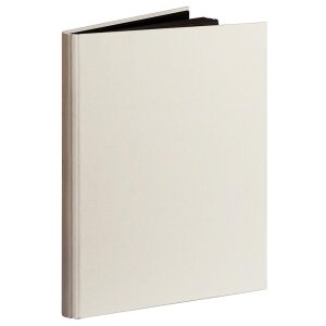 HNFD photo album BELDA linen 22x29,7 cm ivory 30 black sides