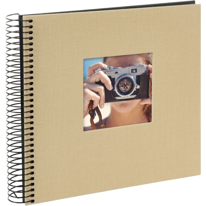 Goldbuch Spiral Album Bella Vista beige 20x20 cm 40 black sides