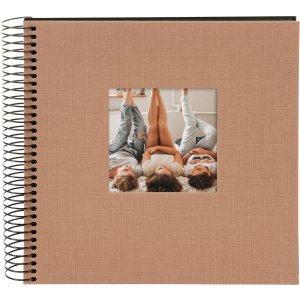 Goldbuch Spiral Album Bella Vista hazelnut 20x20 cm 40 black sides