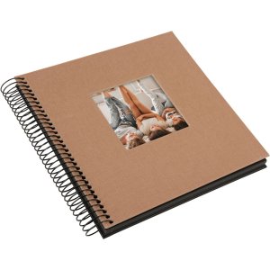 Goldbuch Spiral Album Bella Vista hazelnut 20x20 cm 40 black sides