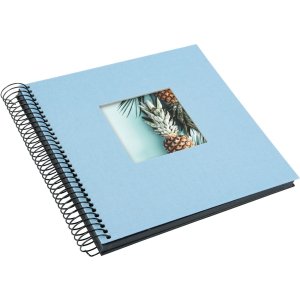 Goldbuch Spiral Album Bella Vista sky blue 20x20 cm 40 black sides