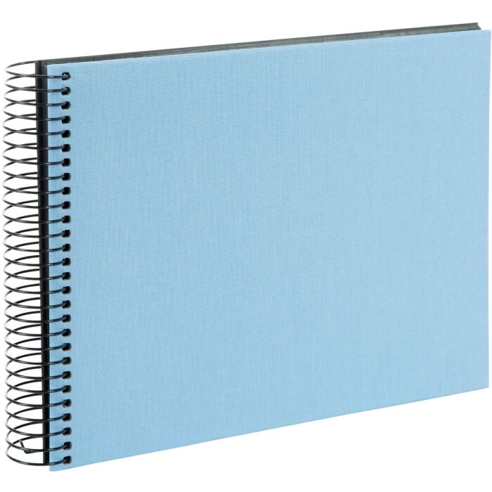 Goldbuch Spiral Album Bella Vista sky blue 24x17 cm 40 black sides