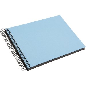 Goldbuch Spiral Album Bella Vista sky blue 24x17 cm 40 black sides