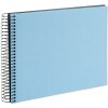 Goldbuch Spiral Album Bella Vista sky blue 24x17 cm 40 black sides