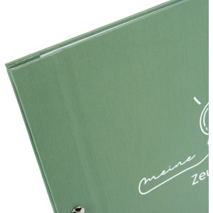 Goldbuch report card folder cheeky free moss green the world 12 envelopes 24x30 cm